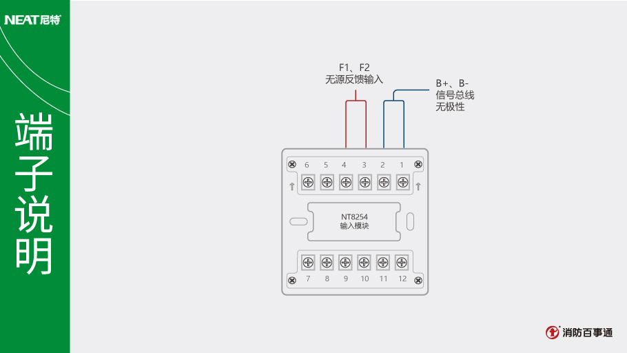 尼特NT8254輸入模塊端子說明