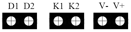 GST-BT001F獨(dú)立式可燃?xì)怏w探測(cè)器對(duì)外接線端子示意圖