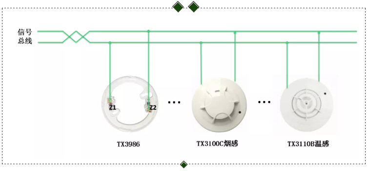 火災(zāi)探測(cè)器接線